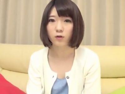 「こんな気持ちいいの初めて…」色白なショートカット娘がスリルを求めAV出演ｗ