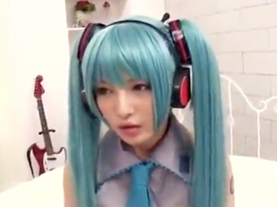 二次から飛び出してきたかのような初音○クレイヤーとコスハメ