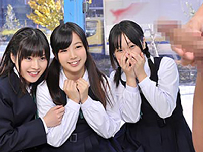 修学旅行中のJKたちをMM号に連れ込み乱交パコ