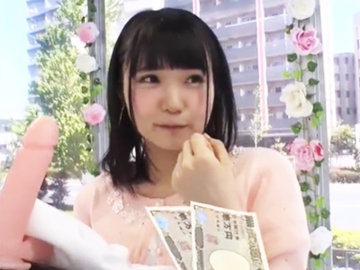 ぐうカワ萌え系少女にディルド腰振りしてもらって発情したところにホンモノチンポ登場！